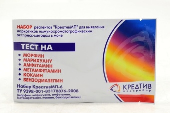 КреативМП-6 - тест по моче для определения 6 видов наркотиков